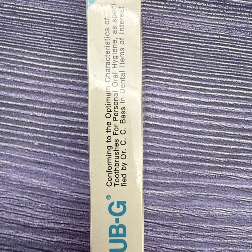 VTG GUM Butler Dr. Bass Right Kind SUB-G Toothbrush #300 ULTRA SOFT .007 Nylon